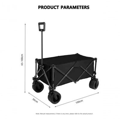Carrinho Roller Camping Praia Dobrável Até 100 Kg Bask