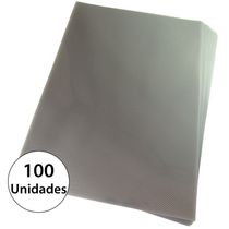 Capa para encadernação Ofício Fumê PP Line 0,30mm 100un