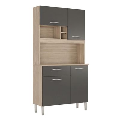 Armário de Cozinha Malta com 4 Portas e 1 Gaveta