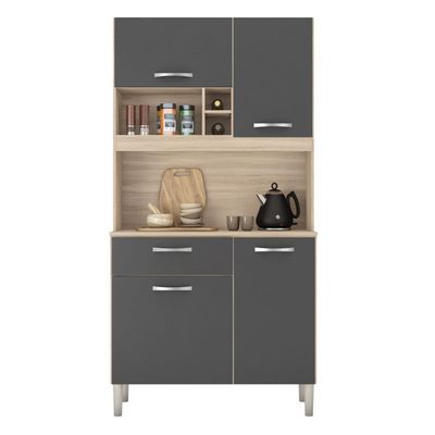 Armário de Cozinha Malta com 4 Portas e 1 Gaveta