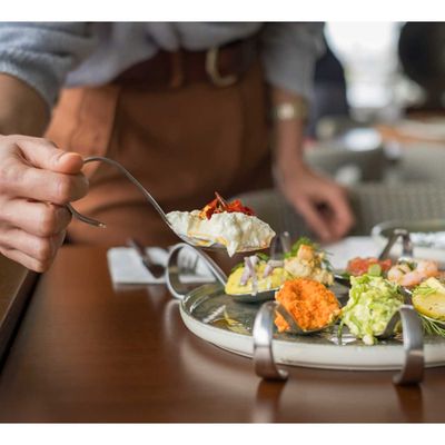Colher Finger Food Inox Buffet Restaurante Aperitivos 50un
