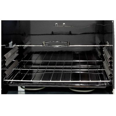 Forno Elétrico Bancada Smart 60s Com Espeto Giratório Fogatti Preto 110v