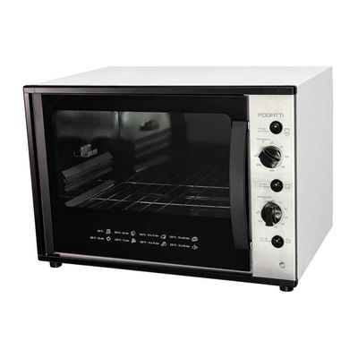 Forno Elétrico Bancada Smart 60s Com Espeto Giratório Fogatti Preto 110v