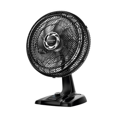 Ventilador De Mesa 40cm Turbo Mondial Preto/Prata 220V