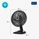 Ventilador De Mesa 40cm Turbo Mondial Preto/Prata 220V