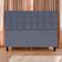 Cabeceira Decorativa Florem Para Cama De Queen 160 Cm Cinza Suede