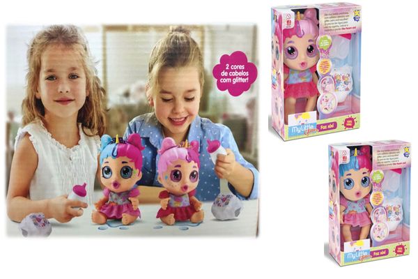 Boneca My Little Glitter - Faz Xixi - Divertoys