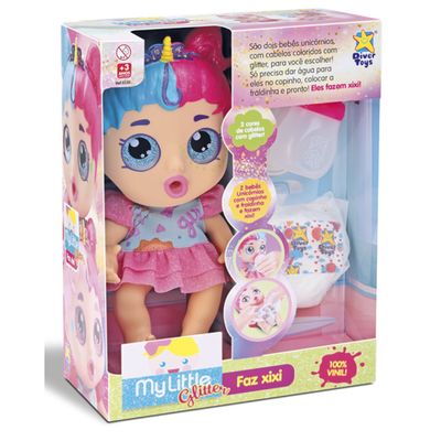 Boneca My Little Glitter - Faz Xixi - Divertoys