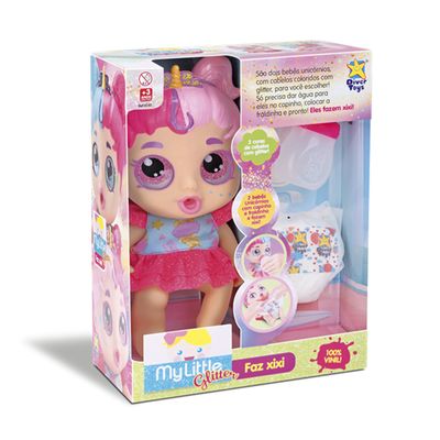 Boneca My Little Glitter - Faz Xixi - Divertoys