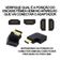 Adaptador Hdmi Macho E Fêmea Em L + Adaptador Em 90° Hdmi