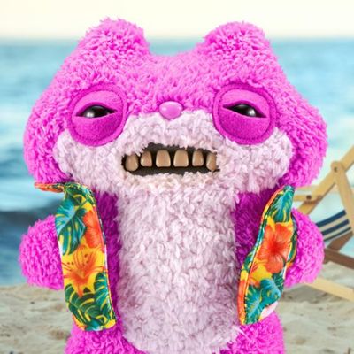 Pelúcia Fuggler Vacay Vibes 23cm - Sketchy Squirrel