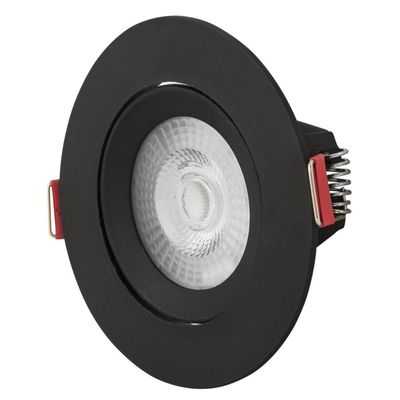 Spot LED Tramontina Redondo 3 W 6500 K Preto com Luz Branca