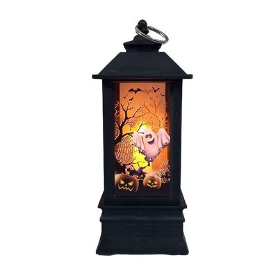 Lanterna De Halloween Com Led Laranja