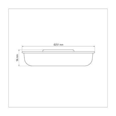 Forma para Bolo Tramontina Brasil em Aluminio com Revestimento Interno e Externo Antiaderente Starflon T1 Grafite 24 cm