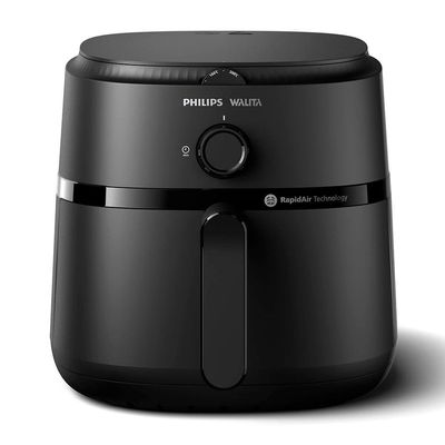 Fritadeira Elétrica Air Fryer Philips Walita Série 1000 XL NA130 Sem Óleo 1700W 6,3L Preta Preto / 220V