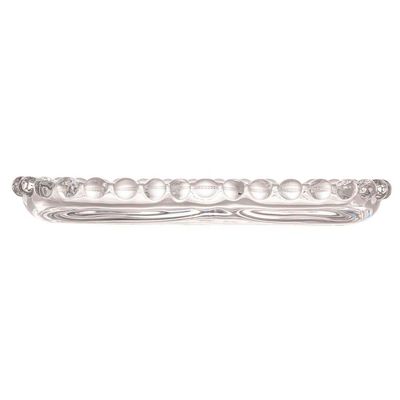Conjunto de Pratos para Sobremesa Wolff Coração Pearl Transparente 13cm 4 Peças Transparente