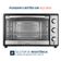 Forno Elétrico Mondial Grand Family II FR-52 com Multifunções, Controle de Temperatura e Timer de 90 Minutos Preto/Inox 1800W 52 Litros Preto/Inox / 110V