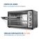 Forno Elétrico Mondial Grand Family II FR-52 com Multifunções, Controle de Temperatura e Timer de 90 Minutos Preto/Inox 1800W 52 Litros Preto/Inox / 110V