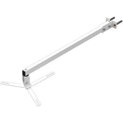 Suporte Projetor Datashow Mini Led Parede Braço 70 Cm - Branco