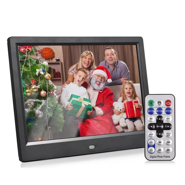 Moldura Digital Andoer 10.1 Polegadas com Tela IPS 1280x800 Plug da UE