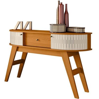 Kit Aparador Histórico E Mesa De Centro índia Cinamomo/off White