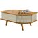 Mesa De Centro índia 2 Portas 90x60 Cm Cumaru/opala