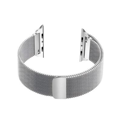 Relógio Smartwatch W34s Rosê Gold Pulseira De Aço Prateada