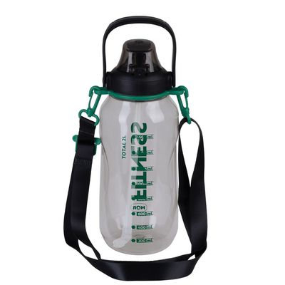 Garrafa Fitness preta 2l