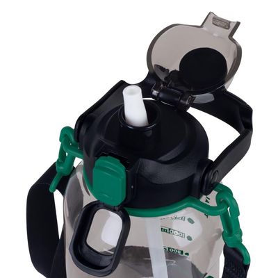 Garrafa Fitness preta 2l