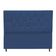 Cabeceira Cama Box Estofada Solteirão 100 Cm Suede Madri Azul Marinho