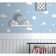 Papel De Parede Lullaby Lua Cheia Azul 2211 - Rolo 10m X 0,53m