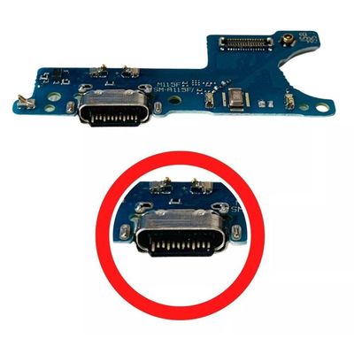 Conector De Carga Flex Com Placa Completa Para A11 A115
