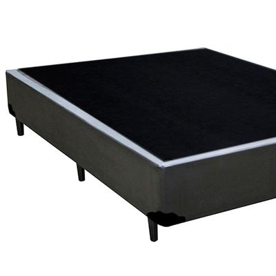 Cama Box Casal Sintético Serene Cinza 138x188x40