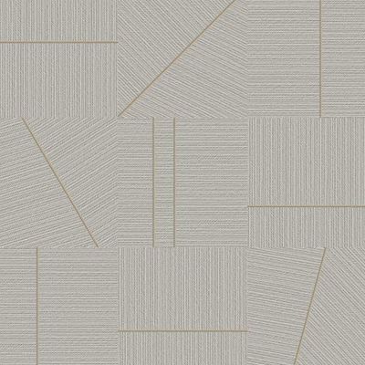Papel De Parede Tissé Geométrico Marrom 25444