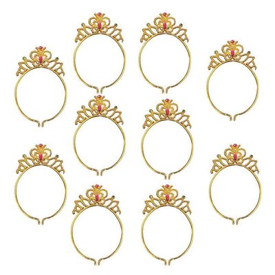 Tiara De Princesa Rainha Kit 10 Unidades