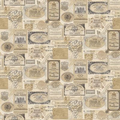 Papel De Parede Kitchen Recipes G12282 - Rolo 10m X 0,53m