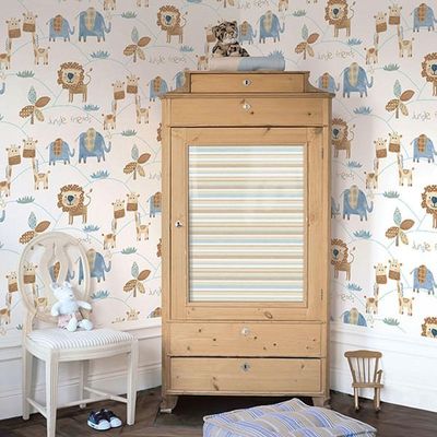 Papel De Parede Just 4 Kids Amigos Da Selva G56022 - Rolo 10m X 0,52m