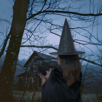 Chapéu De Bruxa Preto Halloween