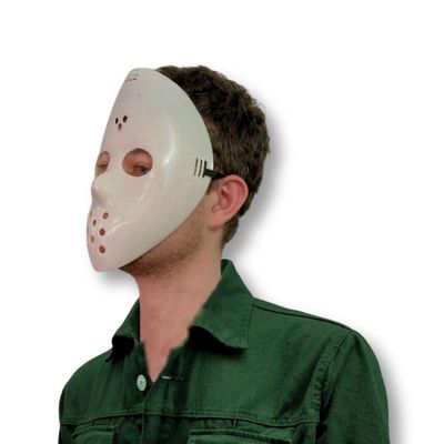 Máscara Jason Branca Para Fantasias