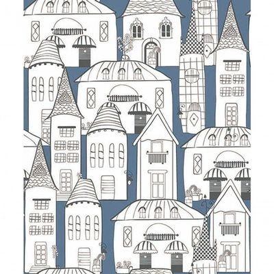 Papel De Parede Pure Kids Teens Village Kt68443 Tam. 4m² Papel De Parede Pure Kids & Teens Village Kt68443