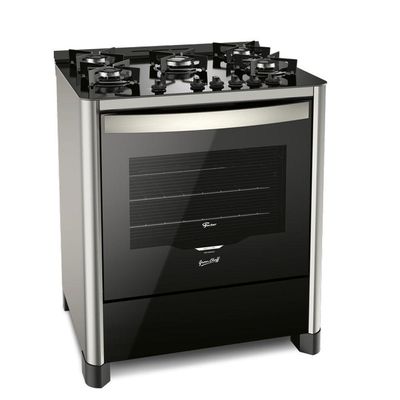 Fogão De Piso Fischer 5Q Gran Cheff Gás Bivolt