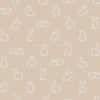 Papel De Parede Minime Infantil Bege 17147