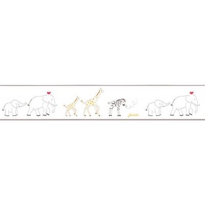 Faixa De Parede Jacardi 36170109 - Tam 5m X 13,25cm (c X A)