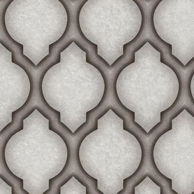 Papel De Parede Classici 4 Geométrico Cinza 4a095304r