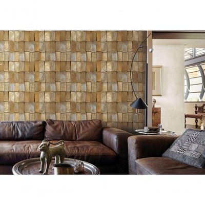 Papel De Parede Terra Gracia Wood Line (cream Beige) 831111 Terra Gracia 831111