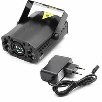 Mini Projetor Laser Canhão de Luz Efeitos Holográfico 150mw Iluminação para Festa