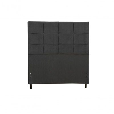 Cabeceira Solteiro 94 Cm New Hylux Preto Para Cama Box Estofada -