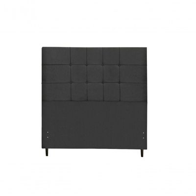Cabeceira Casal 144 Cm Maveric Preto Para Cama Box Estofada