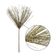 Galho Decorativo Dourado Folhas Glitter Enfeite Natal - 59cm