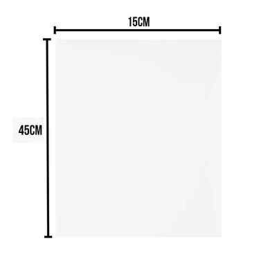Saco Celofane Transparente 15cm X 45cm - 50 Unidades